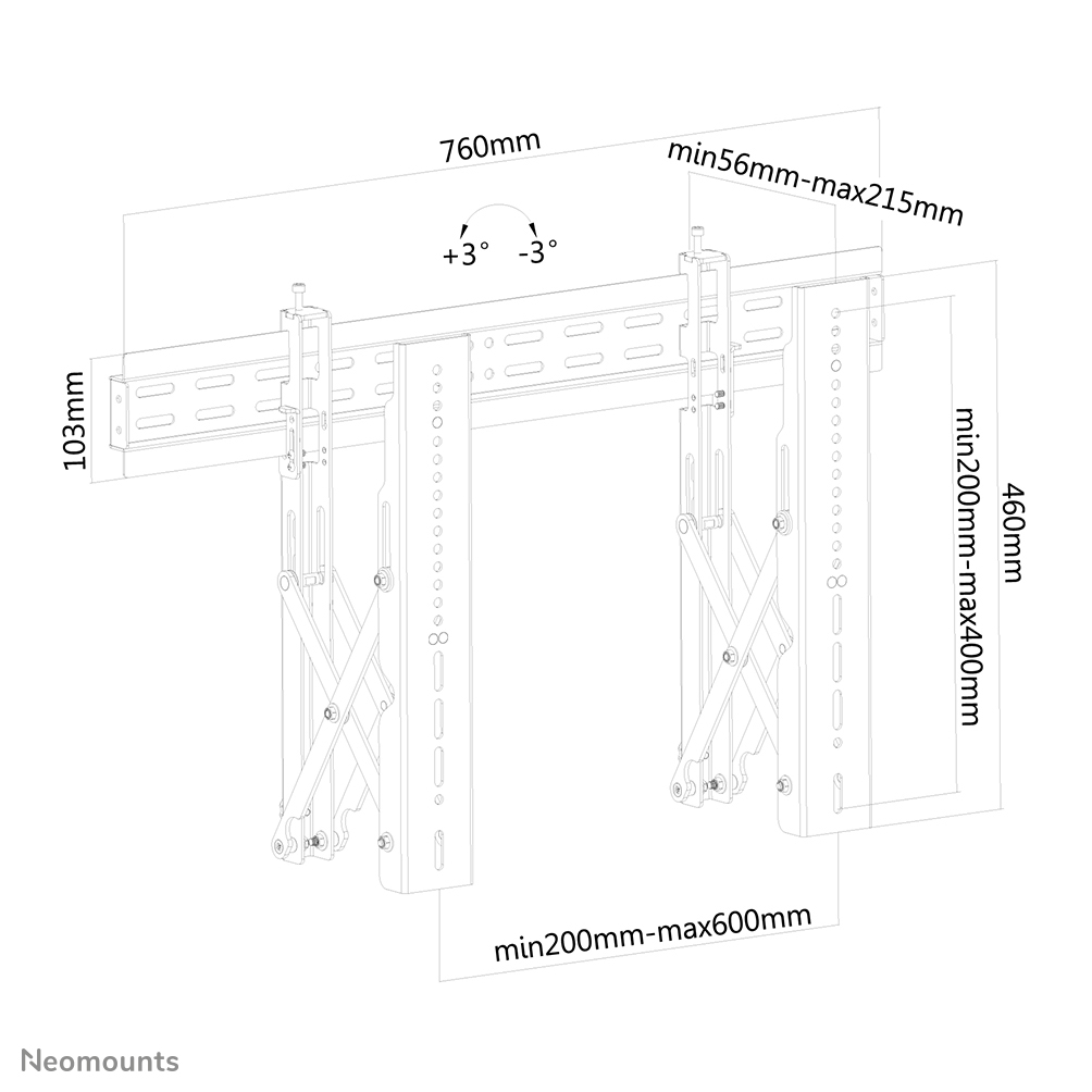 Soporte de pared Neomounts para TV
